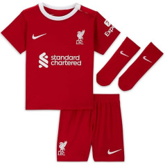 Liverpool DX2818-688 LFC I NK DF KIT HM Minikomplekti Unisex Sporta zāle Sarkans / Balts izmērs 18-24