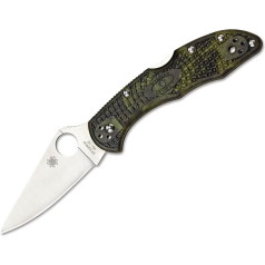 Spyderco Delica Zome kabatas nazis Zaļš, Asmens garums: 7,4 cm, 01SP921