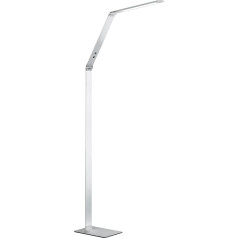 Fischer & Honsel Geri 45840 stāvlampa 1x LED 11.0 Watt Alumīnija krāsa 4 līmeņi CCT 4 līmeņi Dimmer 36 x 17 x 133 cm Dabīgais alumīnijs