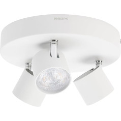 Philips MyLiving Star 3 starmešu spirālveida griestu gaisma balta (integrēta 3 x 3 vatu LED spuldze)