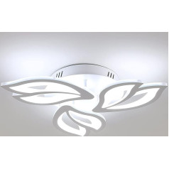 Comely LED griestu lampa 40 W, 4500 LM 6500 K auksti balta dzīvojamās istabas lampa, moderna ziedlapiņu griestu lampa, LED guļamistabas griestu lampa, griestu apgaismojuma lampa, interjera apgaismojums