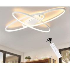 GBLY LED griestu gaisma Dimmable griestu gaisma Modern White Guļamistabas lampa 75 W Dizaina dzīvojamās istabas lampa ar tālvadības pulti Griestu apgaismojums dzīvojamai istabai Guļamistaba Ēdamistaba Birojs