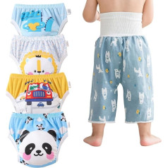 DUDUFUN Pack of 6 Baby Toddler Potty Training bikses zēniem un meitenēm 2-6 gadi