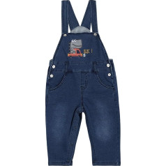 Camilife Baby zēni meitenes džinsa Dungarees Romper Jumpsuit mīksts elastīgs kokvilnas trikotāžas džinsu bikses ar lencēm izmērs 62/68/74/80/80/86/92/98