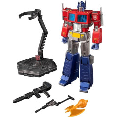 YOLOPARK Optimus Prime Transformer rotaļlieta, 20 cm Transformers G1 Optimus Prime figūriņa ar uzlabotu bruņojumu, pārvietojama Transformers kolekcionējama rotaļlieta 15 gadus veciem un vecākiem cilvēkiem