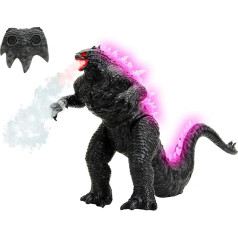 Jada Toys Godzilla Heat-Ray Breath RC Figure (63 см) with Water Vapour Heat Jet - дистанционно управляемая фигурка из фильма 