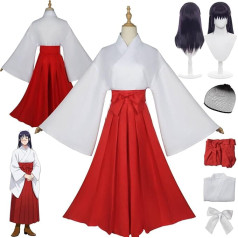 Tjmiaohao Anime raksturs Iroi Utahime Cosplay kostīms tērps Jujutsu Kaisen Uniforma Pilns komplekts Halloween karnevāla kleita uz augšu tērps ar galvassegu Parūka sievietēm meitenēm