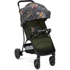 Graco Breaze Lite2 kompakts bērnu ratiņi ar lietus pārvalku, piemērots no dzimšanas līdz 4 gadiem (22 kg), viegls svars tikai 6,5 kg, Couture Fashion