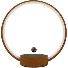 Levitantes Zen Circular Lamp - magnētiskā peldošā lampa, kas rada relaksējošu efektu, pateicoties gaismas tonim un levitācijai. Ideāli piemērots kā dāvana, ideāli piemērots elegantai dekorēšanai.