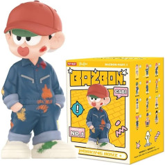 POP MART BAZBON WORKING BOYZ SERIES SET (12 BOXES) 2,5 collu šarnīrveida figūriņa Premium Design dāvanas sievietēm Fanu iemīļota akla kastīte kolekcionējamas rotaļlietas Art Toy Action Figure