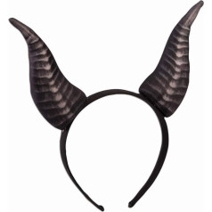 Forum Novelties X80749 Demon Horns, melns