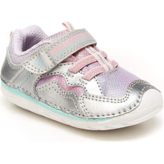 Stride Rite Baby Girls Soft Motion Kylo treileri, sudraba/daudzkrāsaini, 3 Infant US, sudraba krāsā, daudzkrāsaini