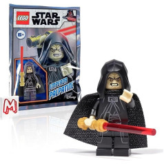 LEGO Star Wars minifigūriņa - Imperators Palpatīns (ar sarkanu gaismas zobenu) 2021 versija