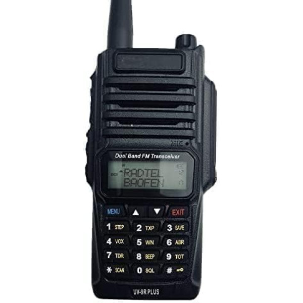 Divjoslu divvirzienu divvirzienu radiostacijas Walkie Talkie UV-5R / UV-9R Plus 8W (UV-9R 8W)