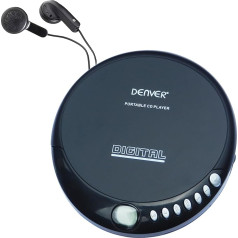 Denver DM-24 Discman, melns