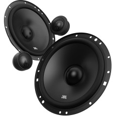 Harman Kardon JBL stage1 601C divvirzienu automašīnas skaņas sistēma, 200 vati, komponentu komplekts ar 16-17 cm instalācijas automašīnas skaļruni un augstfrekvences skaļruni, melns