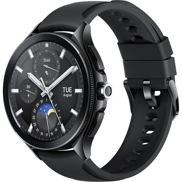 Xiaomi Watch 2 Pro (Black/Black, LTE), melns, siksniņa