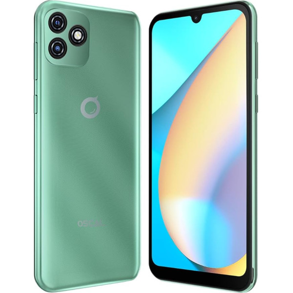 OSCAL C20 Android 11 3G viedtālrunis bez līguma, Dual SIM mobilais tālrunis, 6,08 collu HD+ displejs, Unibody dizains, Quad-Core 1GB RAM + 32GB ROM, 2MP + 5MP Dual Camera, 3380mAh akumulators GPS WiFi WiFi Face