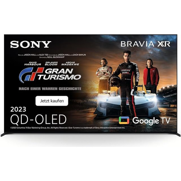 Sony BRAVIA XR, XR-65A95L, 65 collu televizors, QD-OLED, 4K HDR 120Hz, Google TV, Smart TV, darbojas ar Alexa, ar ekskluzīvām PS5 funkcijām, HDMI 2.1, spēļu izvēlne ar ALLM + VRR, 24 + 12M garantija