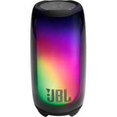 JBL Pulse 5 - pārnēsājams Bluetooth skaļrunis melnā krāsā ar gaismas šovu un līdz 12 stundām atskaņošanas laika - IP67 putekļu un ūdensizturīgs - savienojams ar citiem JBL skaļruņiem, izmantojot PartyBoost funkciju