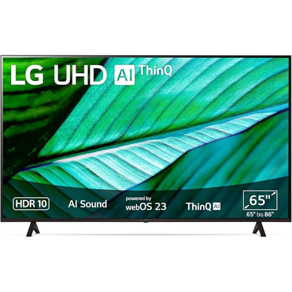 LG 65UR76006LL 165 cm (65 collu) UHD televizors (Active HDR, 60 Hz, Smart TV) [2023. gada modelis]