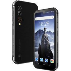 Blackview BV9900E viedtālrunis atbloķēts 4G (AI Quad Camera 48MP + 16MP, 6GB + 128GB, Helio P90, Waterdrop displejs 5,84