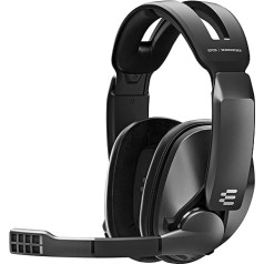 EPOS | Sennheiser GSP 370 Wireless Gaming Headset Headphones, 100h Battery, Delay-Free Noise Cancelling Microphone Flip-to-Mute, Ear Pads, Digital 7.1 Surround Sound for PC, Mac, PS5 & PS4