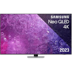 Samsung Neo QLED 4K QN90C 55 collu televizors (55QN90C), Neo Quantum HDR+, Neural Quantum procesors 4K, Dolby Atmos, Smart TV [2023] [G energoklase]