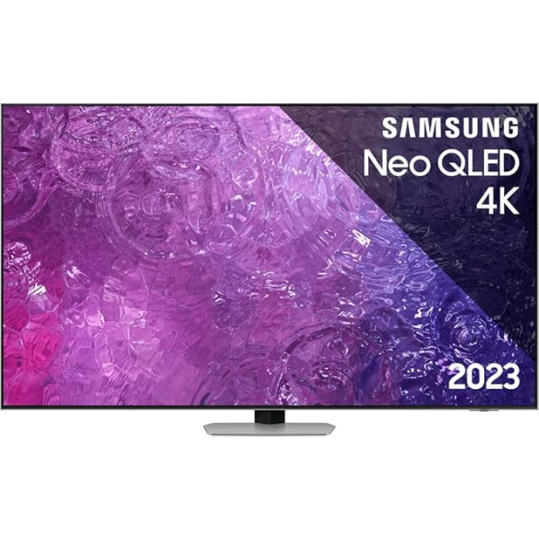 Samsung Neo QLED 4K QN90C 55 collu televizors (55QN90C), Neo Quantum HDR+, Neural Quantum procesors 4K, Dolby Atmos, Smart TV [2023] [G energoklase]