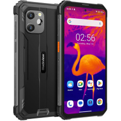 Blackview termokameras ārpustelpu viedtālrunis BV8900, 10000 mAh akumulators, Helio P90 700 16GB + 256GB, 64MP trīskāršā kamera, 6,5 collu 2.4K FHD+, IP68 Android 13 ārpustelpu mobilais tālrunis bez