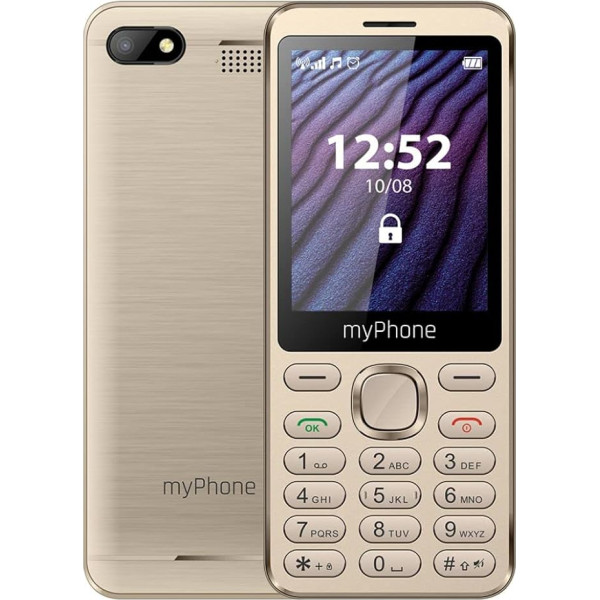 MP myPhone Maestro 2 Senior mobilais tālrunis bez līguma 28 collu Dual SIM bezvadu tālrunis senioriem Senior mobilais tālrunis ar Bluetooth kameras pogu Mobilais tālrunis Mobilie telefoni bez Simlock mobilie telefoni