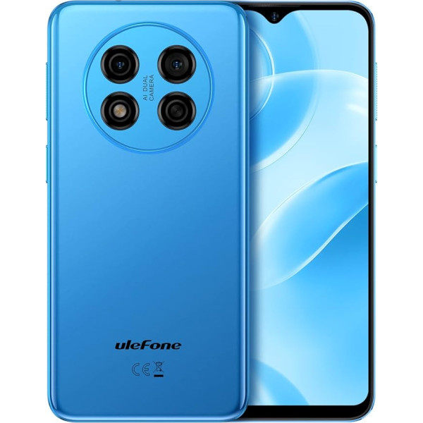 Ulefone Note 15 3G viedtālrunis bez līguma, 3 karšu slots, Quad Core 5GB + 32GB, Dual SIM Android 12 mobilais tālrunis, 6,22