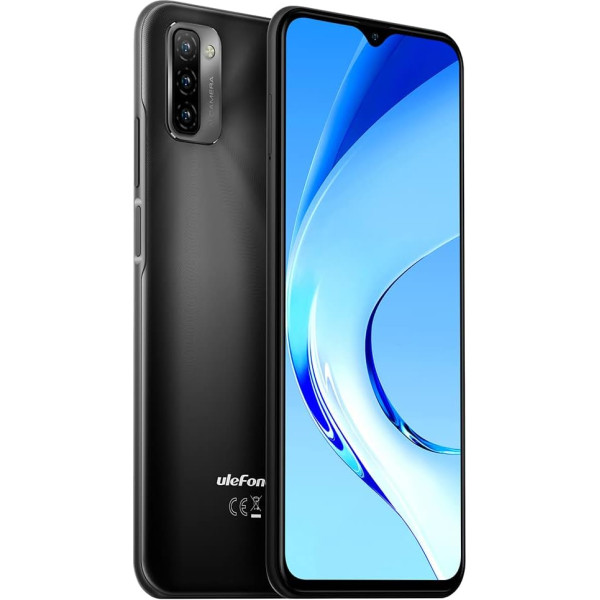 Ulefone Note 12 viedtālrunis bez līguma, 4GB + 128GB, 7700mAh cietā baterija, Dual SIM 4G mobilais tālrunis, 6,82