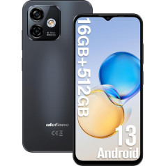 Ulefone Note 16 Pro viedtālrunis 512GB Android 13 viedtālrunis 16GB/SD-256GB kamera 50MP Octa-Core 6,52