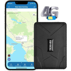 TKMARS TK915 Auto GPS sekotājs 4G, 7800mAh akumulators, magnētisks, darbojas ar SMS/APP/Web platformas starpniecību bez abonēšanas, dažādi trauksmes režīmi, piemērots vieglajām automašīnām, kravas automašīnām un autoparkiem