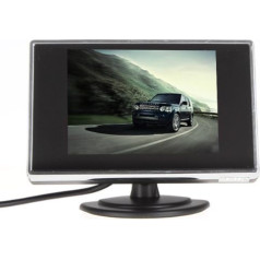 BW 3,5 Zoll TFT LCD Auto Monitor mit Tachen LCD-Farbdisplay für Rückfahrkamera