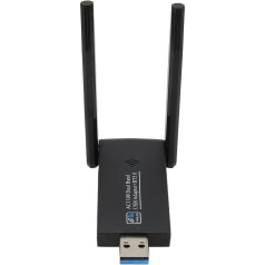 Divu joslu 1300Mbps USB WiFi adapteris ar Bluetooth 5.0, ātrgaitas USB3.0 savienojums Windows XP Vista7 8 8.1 10 11, OS X