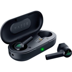 Razer Hammerhead True Wireless - Kabellose Ohrhörer (In-Ear-Kopfhörer, ultraniedrige Latenz, wasserabweisend, 13 mm-Treiber, Touch-Unterstützung, Bluetooth 5.0, Sprachsteuerung, Ladeetui) Schwarz