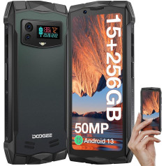 DOOGEE Smini [2023] izturīgs viedtālrunis, 15GB + 256GB neiznīcināms tālrunis (TF 2TB), 3000mAh akumulators, Android 13 izturīgs viedtālrunis, 50MP mobilais tālrunis, 4,5