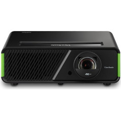 Viewsonic X2-4K Īsas distances LED spēļu projektors (4K UHD, 2900 lūmenu, HDR, saderīgs ar 3D, TR0,69-0,83, 1,2x tālummaiņa, 2x HDMI, USB-C, 1x USB-A lasītājs, 2x 6 vatu Harman Kardon skaļruņi, paredzēts lietošanai