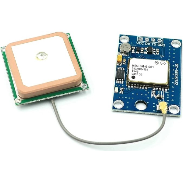 ElectroWorldFR GPS modulis NEO-6M ar EEPROM Keramiskā antena APM 2.5 NEO-6M