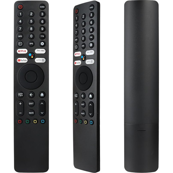 Balss tālvadības pults XMRM-ML priekš Xiaomi Ultra 4K QLED Voice Android TV tālvadības pults L55M7-Q2ME Q2 2022 L50M7-Q2ME L55M7-Q2ME L55M7-Q2ME L65M7-Q2ME, saderīga ar Xiaomi MI Smart TV Q2 50/55/65 collu