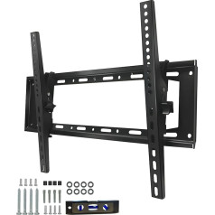 Venton Adjustable, Tilting and Swivelling TV Wall Mount for Curved Flat TVs and Monitors VESA 400 x 600 Max (32-75 Inch) 45 kg Max TV Mount, Tilt, Swivel