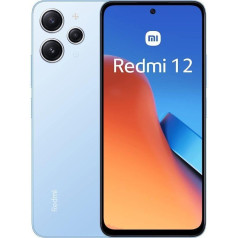 Xiaomi Redmi 12 128GB Sky Blue 17,25 cm (6,79 collu) IPS LCD displejs, Android 13, 50 MP trīskāršā kamera