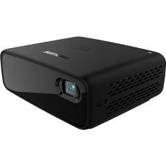 Philips PicoPix Micro 2 kompaktais projektors ar DLP LED, HDMI, USB-C, 5 stundu akumulatora darbības laiks