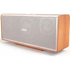 DOSS SoundBox XL Ultra Bluetooth skaļrunis ar 2.1 skaņas kanālu, 80 W intensīviem basiem, stereo pārī, Bluetooth 5.3, 18 H atskaņošanas laiks, USB-C, mūzikas kaste, Bluetooth kaste iekštelpām, birojam, ballītēm, zelta krāsā