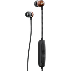 House of Marley Smile Jamaica Wireless 2 In-Ear austiņas - Bluetooth austiņas ar trokšņu izolāciju, 9 stundu atskaņošanas laiks, ātrais lādētājs, IPX-4 ūdensizturība, mikrofons, FSC sertificēta koksne