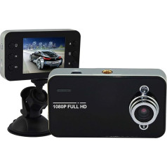 Riloer Dash Cam 1080P Full HD Dash Cam kamera automašīnām ar 2,4 collu TFT LCD ekrānu, 140° platleņķa ekrānu, nakts redzamību, cilpas ierakstīšanu, G-sensoru