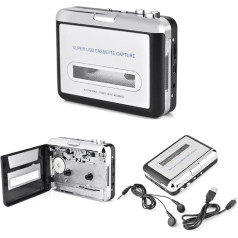 Kasešu atskaņotājs Kasešu MP3 pārveidotājs Retro Walkman Automobiļu atpakaļgaitas kasešu atskaņotājs Audio Pārnēsājams CD atskaņotājs Pārveidotājs Audio mūzikas atskaņotājs ar austiņām