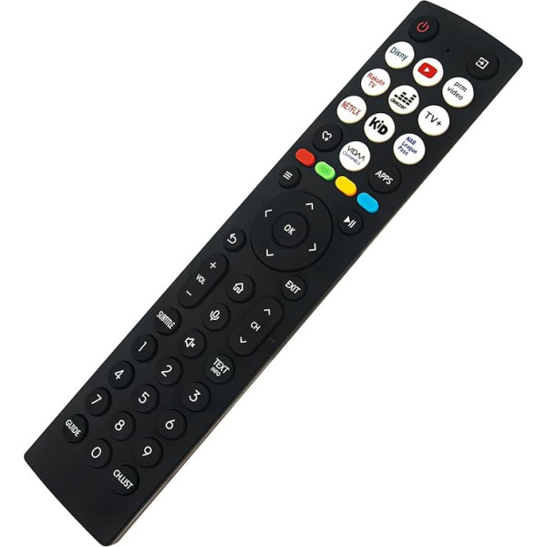 ERF2AA36H balss aizstājējs tālvadības pults - Vinabty piemērots Hisense Smart TV ERF2AA36H tālvadības pults ASV1240603 43A7N 50A7N 65A7N 75A7N 55A7N 55A7NQ 50E7NQ